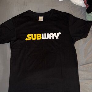 Subway Black T-Shirt